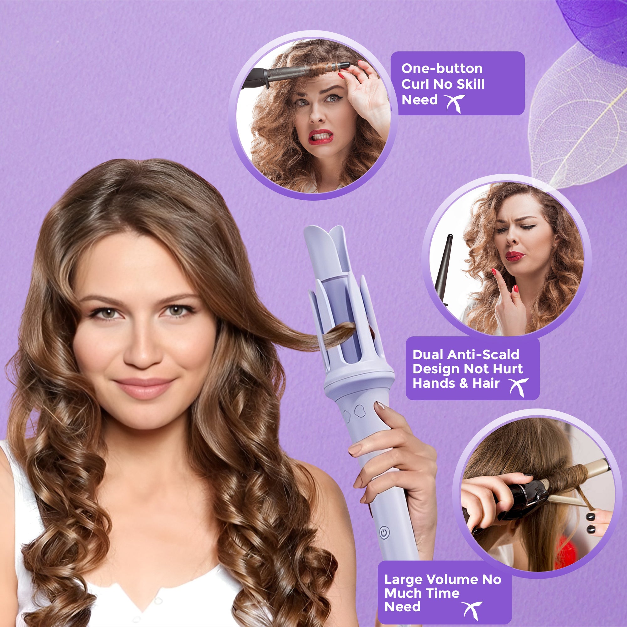 Automatic Curling Iron with Ionic Technology