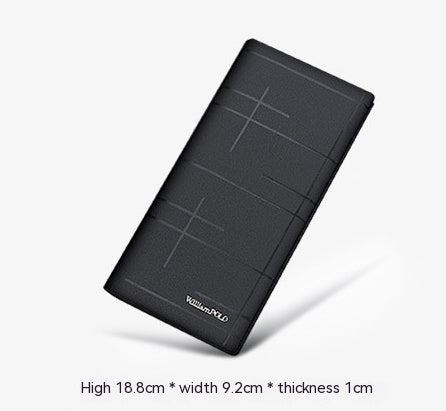 Luxury Cowhide Leather Wallet for Men – Slim, Stylish & Multi-Card Slotsh