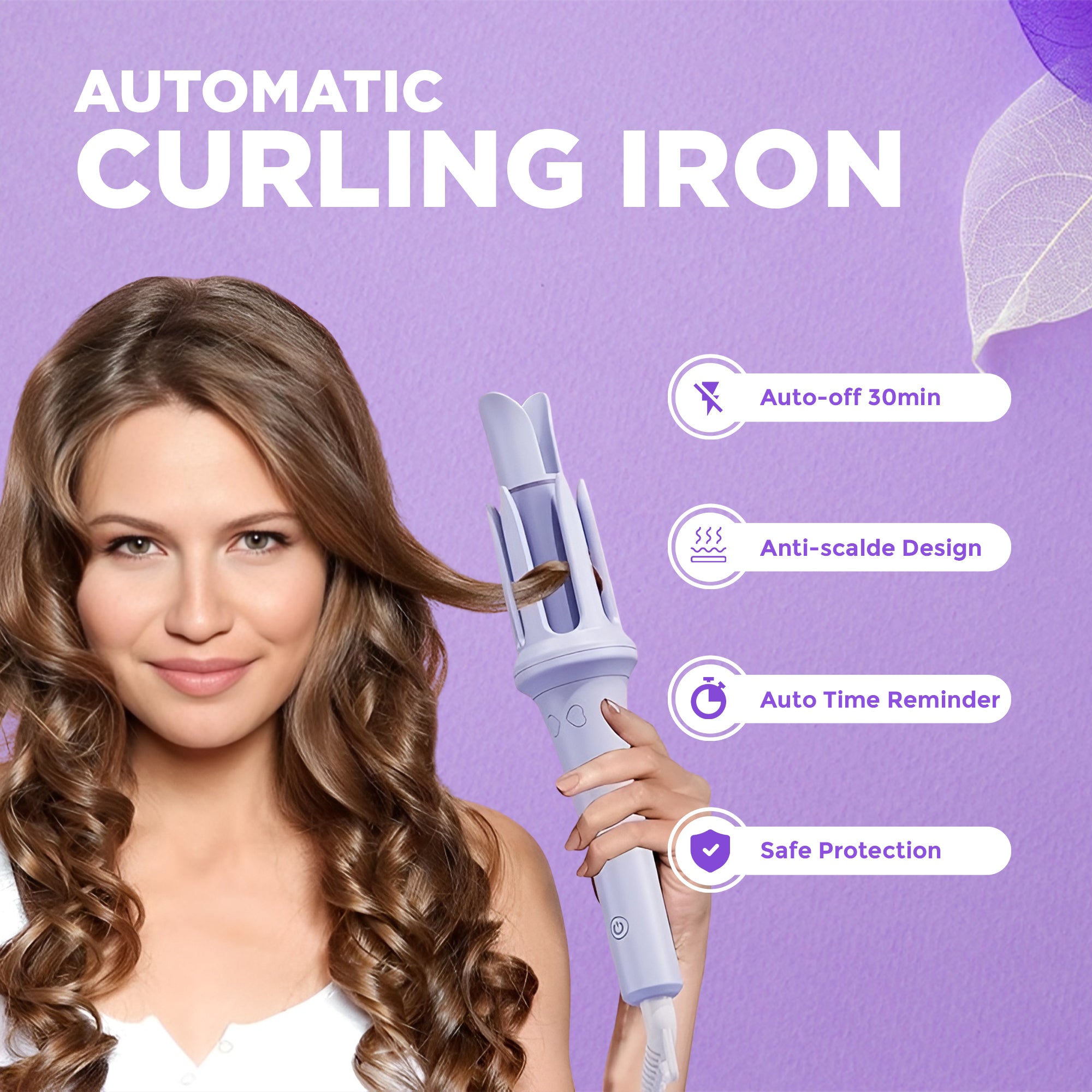 Automatic Curling Iron with Ionic Technology
