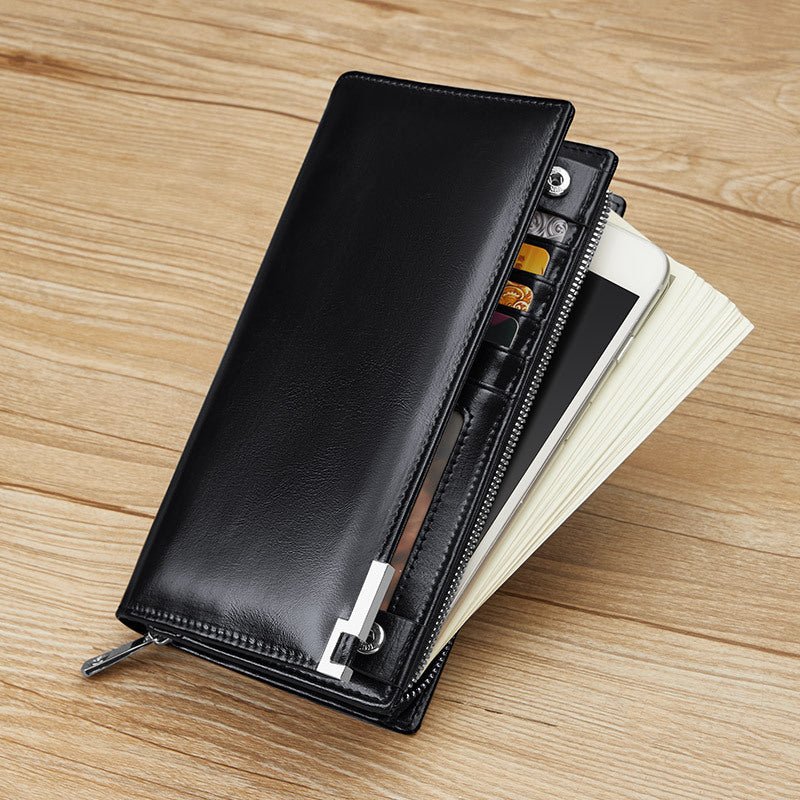 Large Capacity Leather Wallet for Women
