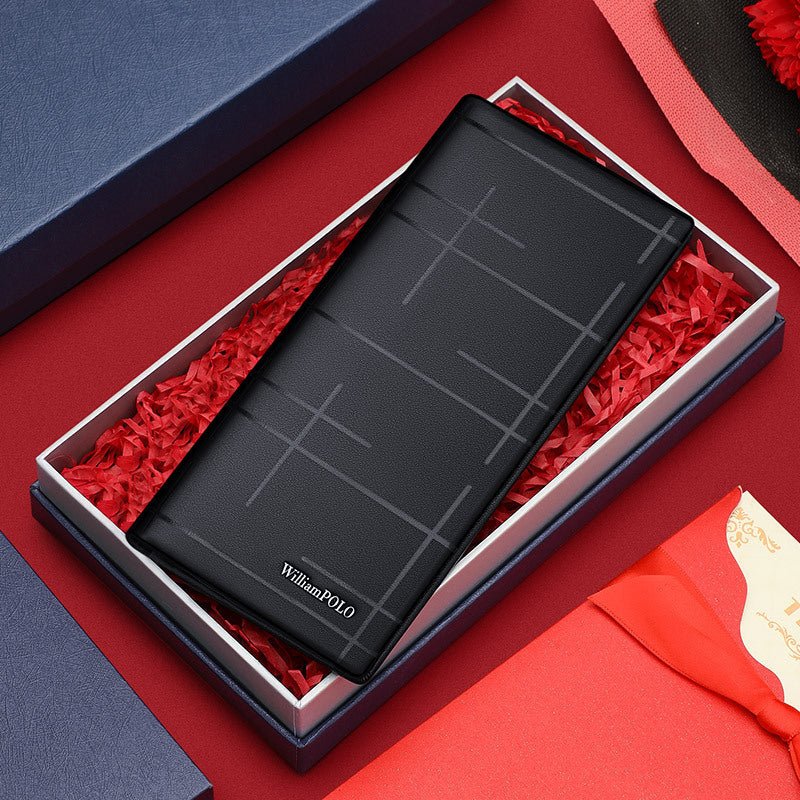 Luxury Cowhide Leather Wallet for Men – Slim, Stylish & Multi-Card Slotsh